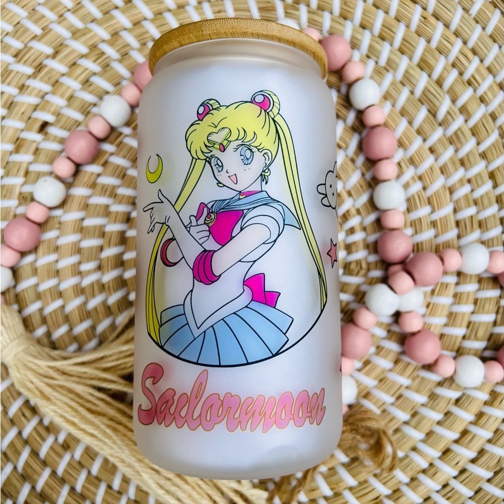 Sailor moon Glass Cup